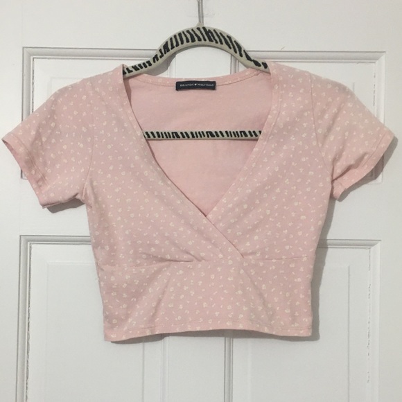 Pink Floral Amara Brandy Melville Top - Picture 2 of 2